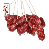 Dongguan grain small sausage 500g bulk farm air-dried Cantonese sausage Sweet Zhongshan Huangpu Guangdong specialty