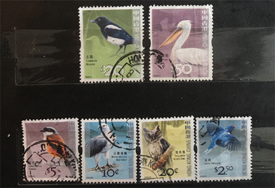 JW Hong Kong stamps universal ticket 2006 birds 6 two high value letters pin direct sales recommended to be counted-Taobao