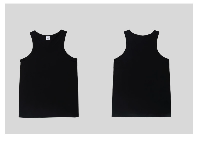 Honey Hillline hè mới tinh khiết cotton tinh khiết 4 màu vest nam không tay vest thể thao rộng cổ tròn áo trẻ trung áo khoác nam mùa hè