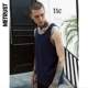 Honey Hillline hè mới tinh khiết cotton tinh khiết 4 màu vest nam không tay vest thể thao rộng cổ tròn áo trẻ trung áo khoác nam mùa hè