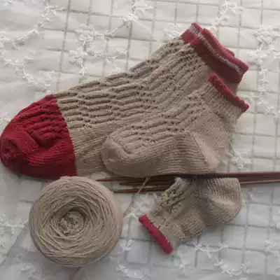 Handmade socks DIY material package tool set woven socks tutorial with pattern diagram can weave three pairs