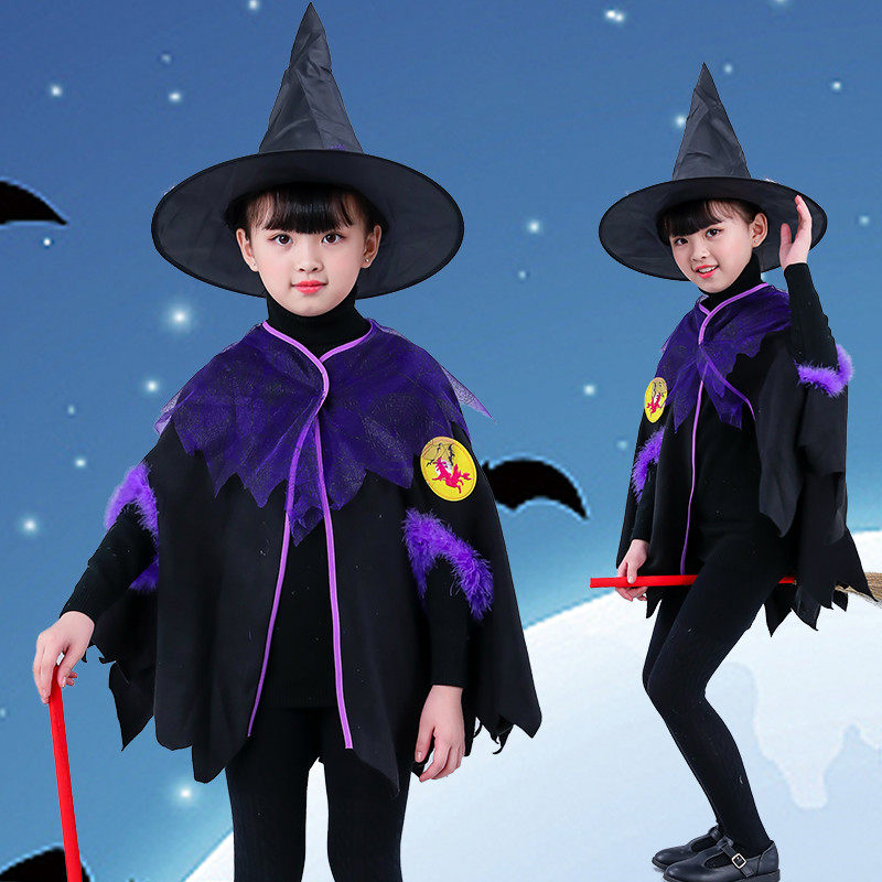Halloween children's costumes girls role-playing cosplay costumes little witch witch party costumes