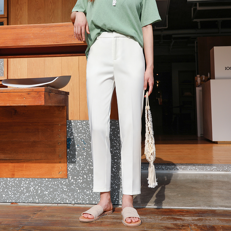 Beauty to open face value high spring small straight cylinder white casual pants 90% straight cylinder Western pants children Western pants