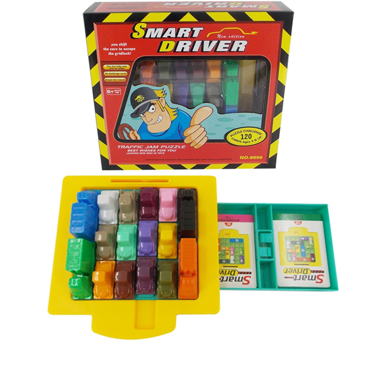 Smart driver car huarong road SMART DRIVER children's puzzle 120 close car breakout game toy