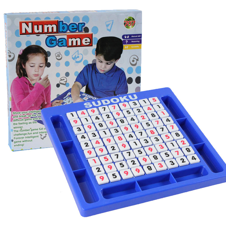 Number of unique games Chess Nine-court GSUDUKU Digital Conundrum Game Children Puzzle Intelligence Toy Big 120 Title
