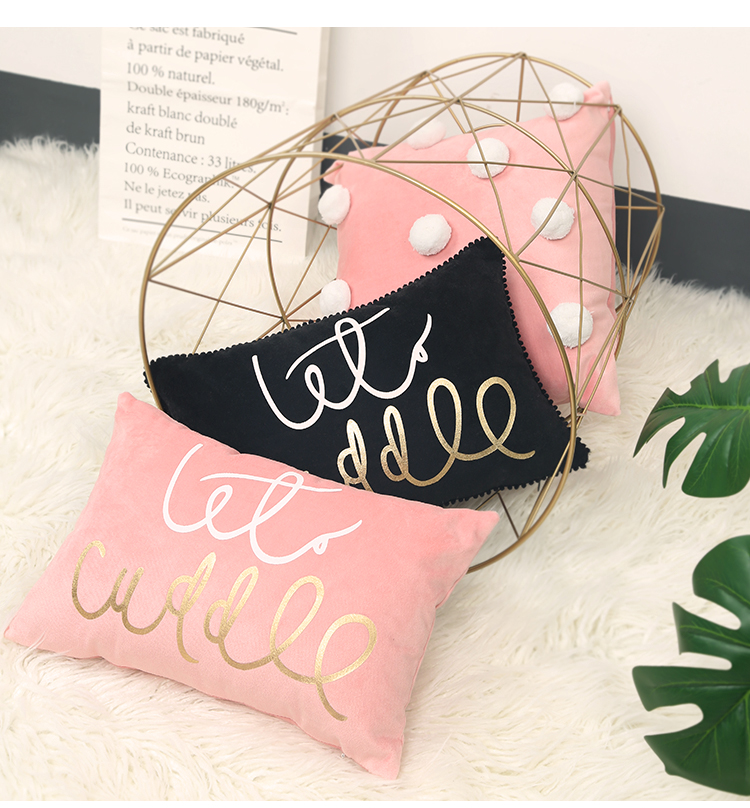 Ins gió cô gái gối trái tim sang trọng đệm sofa lưới màu đỏ gối giường tựa gối Bắc Âu không có lõi - Trở lại đệm / Bolsters Mua gối ngủ văn phòng