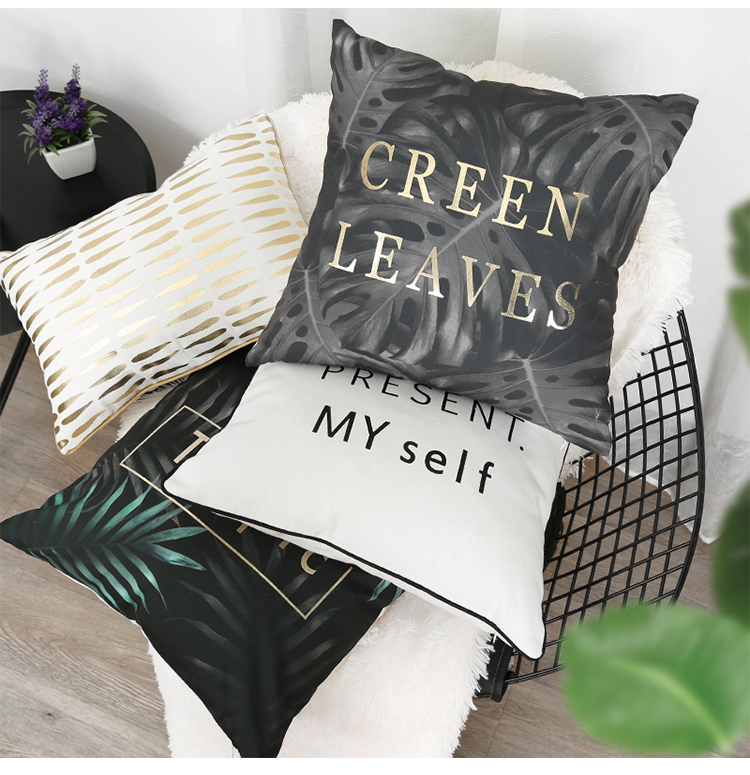 Gối in gió Bắc Âu lưới sofa đỏ gối chữ vuông giường đệm xe gối không lõi đệm lót ghế tựa lưng