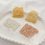 Украшение-шарик, бусины ручной работы, браслет из бисера, аксессуар, аксессуары, 100 шт, 14 карат, 18 карат, DIY