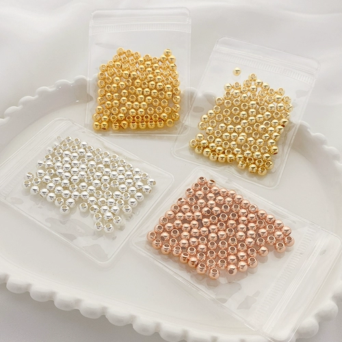 Украшение-шарик, бусины ручной работы, браслет из бисера, аксессуар, аксессуары, 100 шт, 14 карат, 18 карат, DIY
