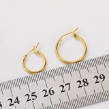 Серьги ручной работы, клипсы, аксессуар, аксессуары, 14 карат, 18 карат, золотой цвет