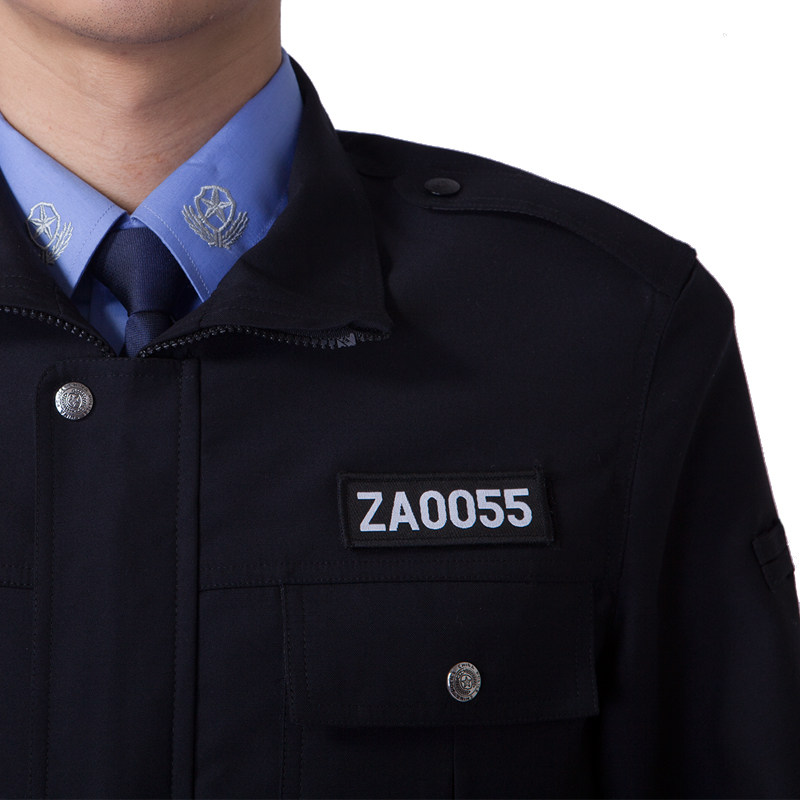 保安作训服春秋套装男物业保安服春秋套装长袖安保制服冬装训练服