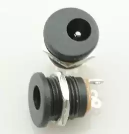 With nut DC-022 dchead inner diameter 5 5mm Li Pin 2 1mm DC power socket 5 5 5-2 1mm