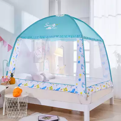 Yurt nets 1 8m bed 1 5 double household encryption thickened three 1 2 M sheets person the student dormitory