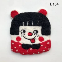 Черный D154 приблизительно 14*15 см.