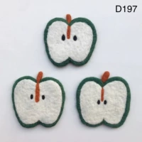 Зеленый D197 около 12*13 см