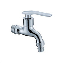 All copper lead-free washing machine into the wall mop Pool 4 minutes 6 points single cold anti-freeze crack quick open universal faucet