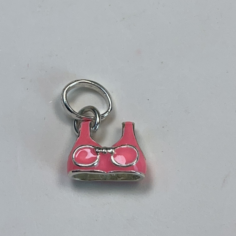 Cute 925 Silver Pendant, Handmade, Big Brand Export, DIY from Warehouse C, Personalized 3D Pink Lingerie