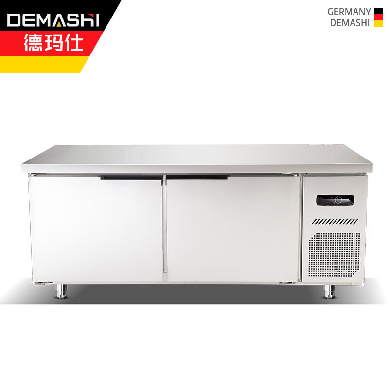 Commercial Fridge Frozen Preservation Bench 1 2 1 5 1 8 m Double warm Refrigerated freezer