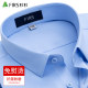 Shanshan 2024 spring new casual business iron-free shirt middle-aged formal men's striped shirt long sleeves