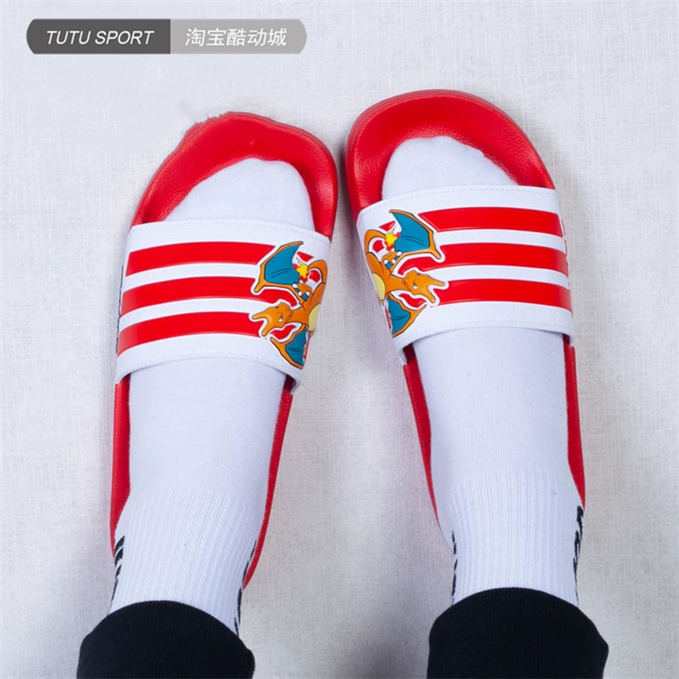 Adidas NEO x Pokémon Bao Ke Xiao Xiaolong Dép đi biển Pikachu Fw0073 EG2210 - Dép thể thao