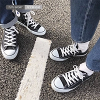 Converse CONVERSE cổ điển những đôi giày cao cổ thấp và thấp yêu thích giày nam màu đen và trắng xanh đỏ 101010 giày thể dục