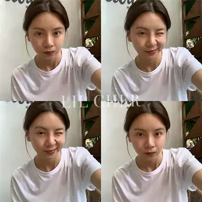 LIL CHER white cotton short-sleeved T-shirt women's summer new loose Korean version of the tide casual all-match off-the-shoulder sleeve top