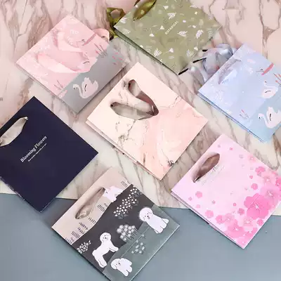 Hipster creative gift bag fresh and exquisite handbag gift bag paper bag small gift bag wedding candy bag bag