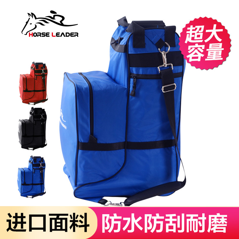 HORSELEADER Equestrian Equipment Pack Kids Large Capacity Riding Boots Bag Backpack Backpack Riding Gear Bag