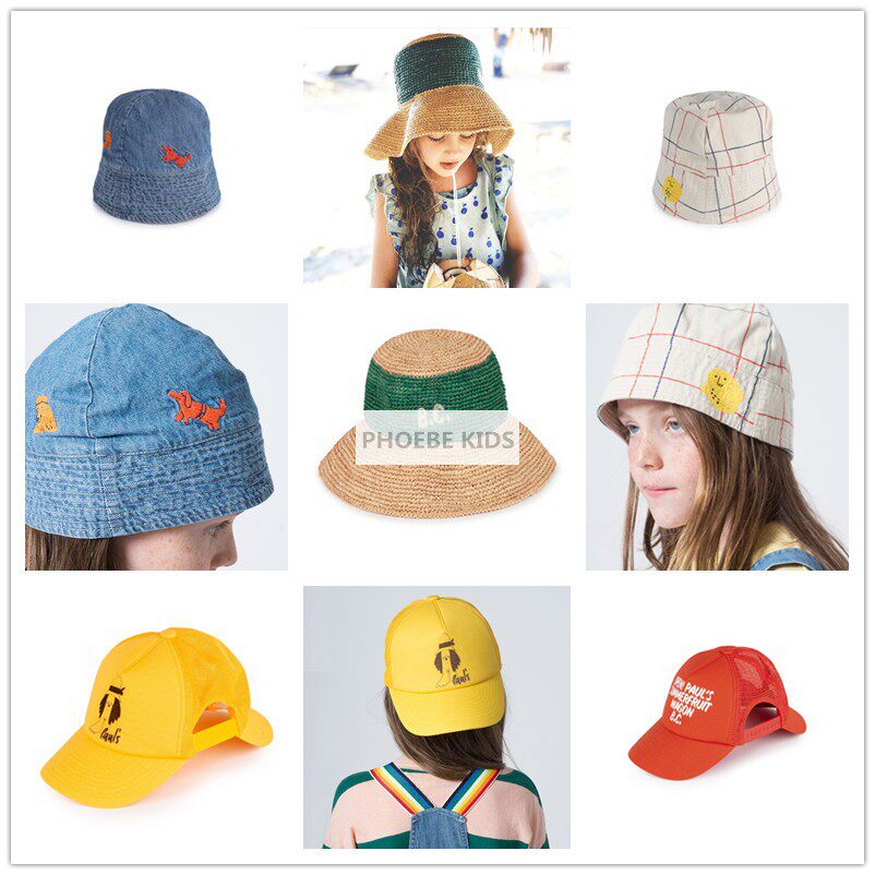 Spanish bobo same style 2019 spring and summer boys and girls sunshade cap ins baby fisherman hat