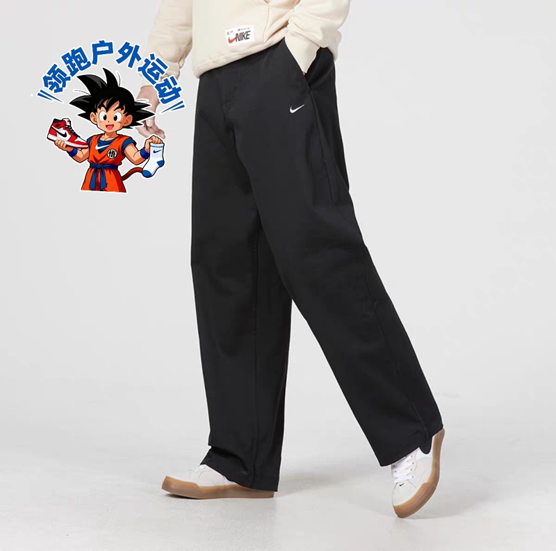 Nike/Nike New Men's Sports Casual Straight-Leg Loose Work Pants Fd0406-010-270