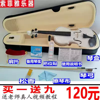 Special violin beginners practice adult children practice verification test violin distribution full set of teacher teaching