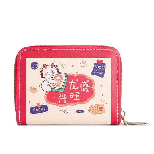 Мультяшный вместительный и большой картхолдер, портативный ультратонкий маленький кошелек, 2024 года