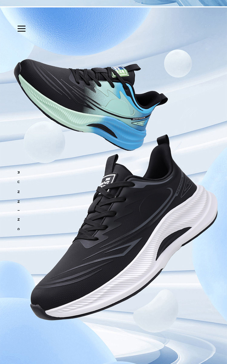 Mens Lightweight Breathable Mesh Running Shoes For Sports_voghion.com