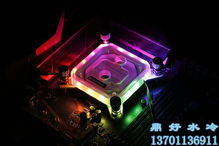 Tripod good water cooling jet type microchannel CPU water cooling head 5VRGB acrylic plate