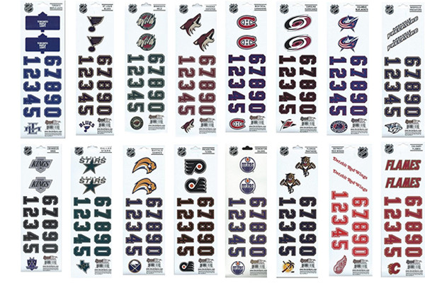 Hockey Helmet Number Sticker Helmet Sticker Hockey Digital Sticker Helmet Sticker Hockey Hockey Sticker Sticker Sticker