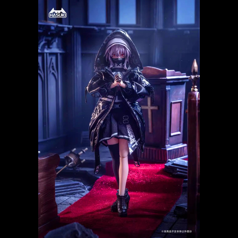 In Stock: Divine Cat Jumping Succubus Nun Fuli De Ordinary/Sp/Nun Outfit 1/12 Figure Model Mecha Girl