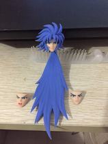 GT Saint model Saint clothing myth EX2 0 EX God Gemini Saga head carving hair accessories