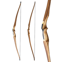 Black hunter smart Traditional American one-piece bow and arrow outdoor archery equipment Sports equipment Wooden longbow resin