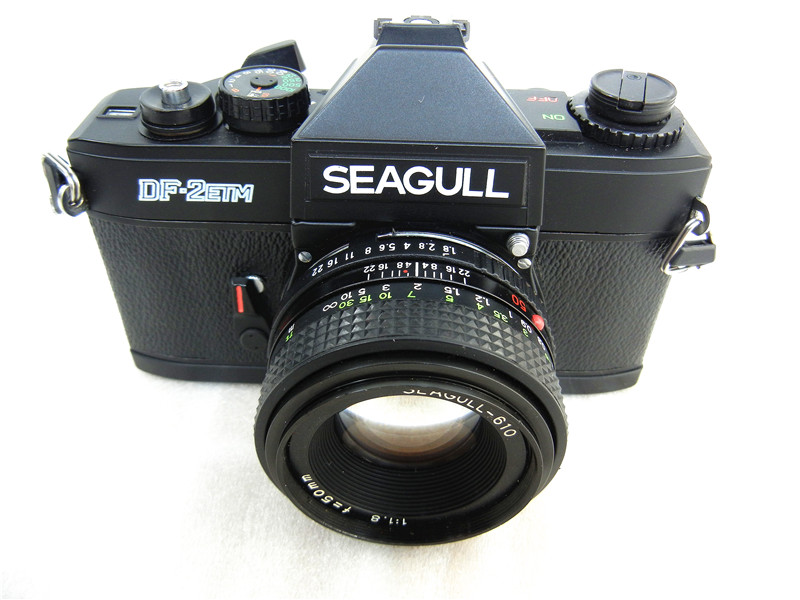 Seagull df-2etm 135 phim SLR máy ảnh với 50 1.8 cố định tập trung ống kính bộ sưu tập sử dụng