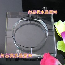 Factory transparent ashtray boutique creative crystal ashtray crystal ashtray crystal cigarette Cup Crystal office ashtray