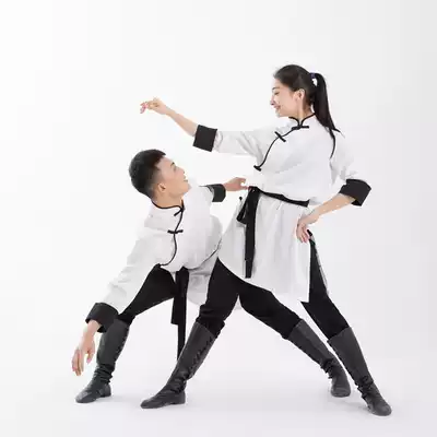 Tu a MZ001 folk dance costume Mongolian dance practice uniform female male Test class practice coat costume