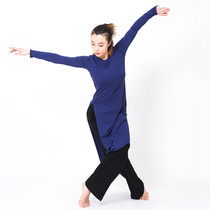 (Painted a 1701) modern dance jacket dance suit long practice uniform yoga uniform