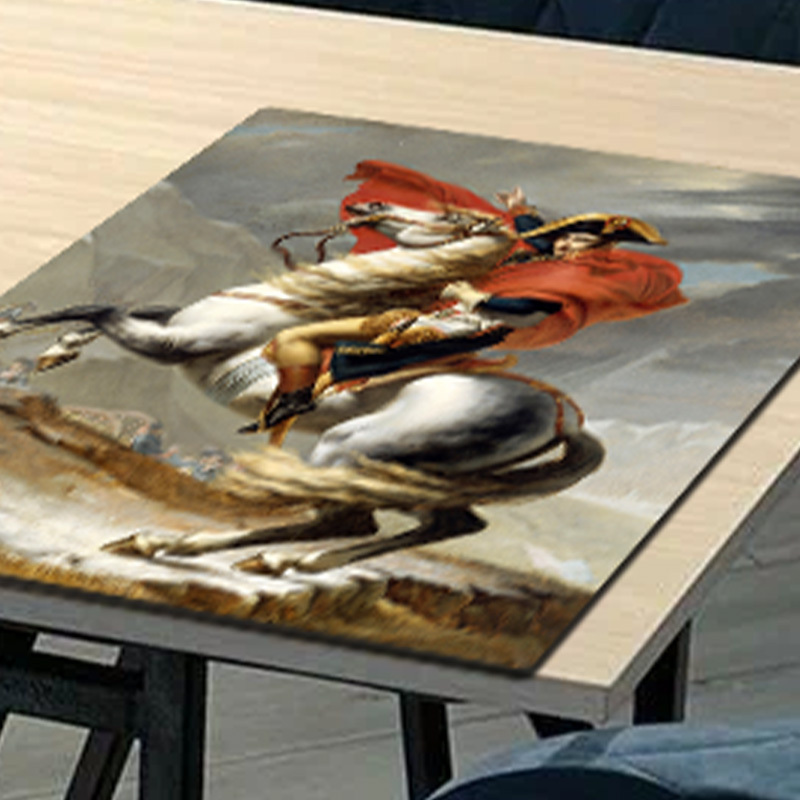 Napoleon Crossing the Alps Eco-Friendly Premium Rubber Anti-Slip Mat Suitable for Writing, Laptop, and Mouse Napoleon Crossing the Alps Eco-Friendly Premium Rubber Anti-Slip Mat Suitable for Writing, Laptop, and Mouse