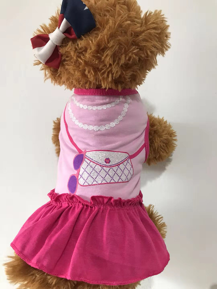 Công chúa chó đôi áo mỏng phần váy chó mùa xuân và mùa hè nhỏ Teddy quần áo chó mèo hơn gấu quần áo thú cưng - Quần áo & phụ kiện thú cưng quần áo chó