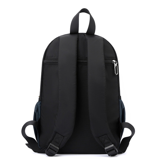 backpack ຂະຫນາດນ້ອຍຜູ້ຊາຍເດີນທາງກິລາຄວາມອາດສາມາດຂະຫນາດໃຫຍ່ຜ້າ Oxford lightweight ຖົງໂຮງຮຽນນອກ leisure flat backpack ຂະຫນາດນ້ອຍ