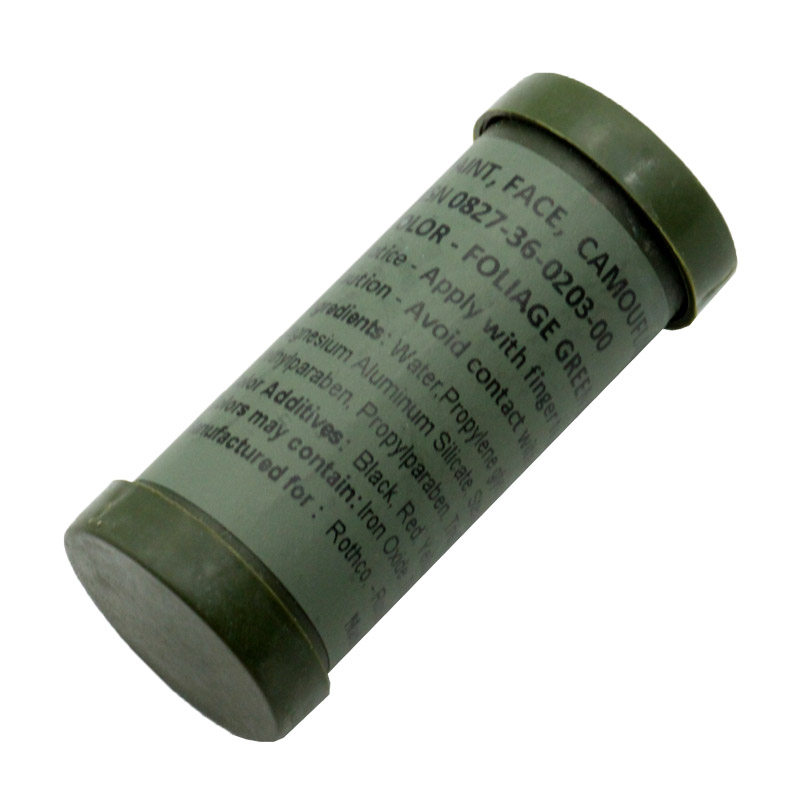 Two-color NATO camouflage oil paint stick ointment oil paint camouflage oil street fighting camouflage gray green urban area
