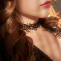 Maid accessories Literary black sexy cute lace lace collar necklace collar collar collar collar accessories