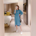 Bà bầu mặc áo dài Áo bà bầu ngắn tay 2019 thời trang mới top áo thun tay dài mùa hè phiên bản Hàn Quốc - Áo thai sản đầm bầu thiết kế Áo thai sản
