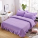 Ruffled ren dày quilt cover quilt cover đơn mảnh đôi cộng với bông 200X230 mùa xuân - Quilt Covers