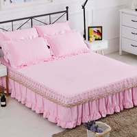 Ren giường bedspread váy Simmons một mảnh bảo vệ nắp trượt giường 1.8m bìa mùa xuân và nệm bìa rắn 1.5 - Váy Petti ga giường viền ren